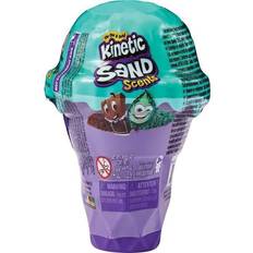 Kinetic sand 2 Spin Master Kinetic Sand Ice Cream Cone Containerwith 2 Colors, Flerfarvet, 3 År, Dreng/Pige