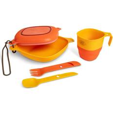 UCO 6 Pce Mess Kit Sunrise Orange/yellow