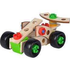 Eichhorn 39007 Constructor "Rennauto" 35-tlg. Holzbaukasten Holz