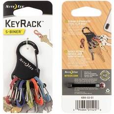 Key carabiner KLKP-01-R3 Black, Turquoise, Orange, Grey, Green 1 pc(s)