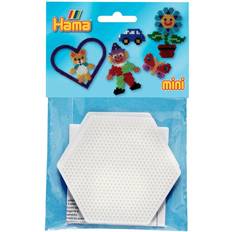 Hama hexagon Hama Beads Pärlplattor mini hexagon 9 cm