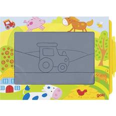 Plastlegetøj Legetavler & Skærme Goki Magic boards gård