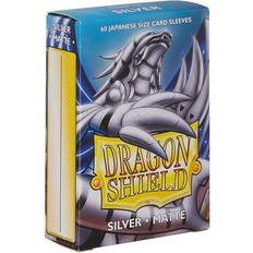 Dragon Shield Matte Silver Japanese Size Card Sleeves 60 Sleeves