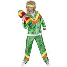 ESPA 80'er Joggingsæt Grøn Kostume