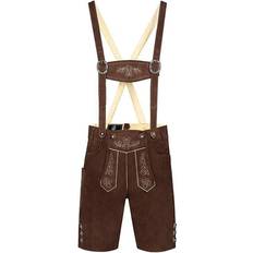 Oktoberfest Kostymer & Klær Hisab Joker Oktoberfest Lederhosen Dark brown