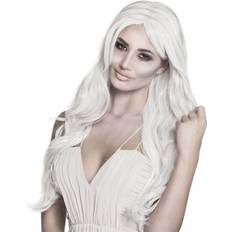 Valkoinen Pitkät Peruukit Boland Ghost Princess Wig White