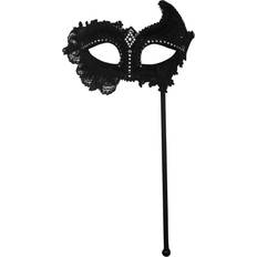 Halloween Eye Masks Bristol Novelty Adults Lace Mask On Stick