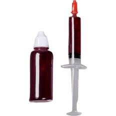 Uniformer & Profession Makeup Vegaoo Sygeplejerske horror kit sprøjte 5 ml og flaske 28 ml