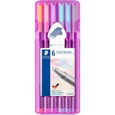 Pennor pastell Staedtler Fineliners Triplus Pastell 6 pennor