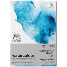 Vandbaseret Akvarelpapir Winsor & Newton Watercolour Pad cold 300g 18x25cm 12pages