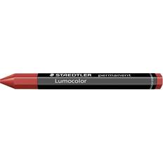 Rosso Pastelli Staedtler Farvekridt Lumocolor rød (pakke á 12 stk