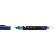 Pentel Dual Metallic Brush Blue Metallic Green