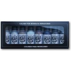 Peintures acryliques Vallejo MODEL AIR SET, METALLIC (8)