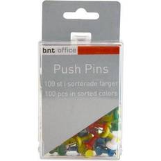 Office Kontorartikler Office Markeringsnåle Push Pins Ass. 100stk