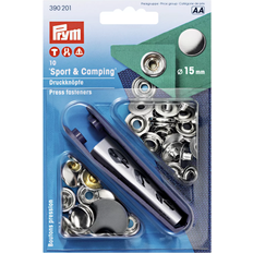 Knapper Prym Fasteners Sport & Camping Silver Brass 15mm