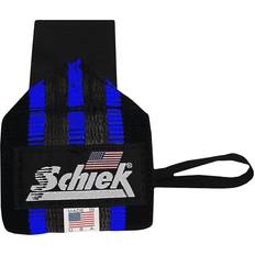 Blå Håndledsbind Schiek 18" Heavy Duty Reinforced Wrist Wraps Black/Blue