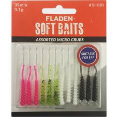 Fladen Soft Baits Assorted Micro Grubs 35Mm 0 1G 1