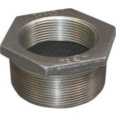 Vand & Afløb +GF+ 2.1/2"X1.1/4" Sort Nippelmuffe