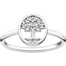 Thomas Sabo Charm Club Tree of Love Ring - Silver/Transparent