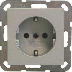 Transparent Vägguttag Gira Schuko 0188 26 1-way