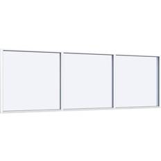 PVC Faste vinduer Sparvinduer FK0303 PVC Fast vindue Vindue med 2-lags glas 30x90cm