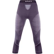 Polyamide - Women Base Layer Pants UYN Visyon UW Pants Women - Charcoal/Raspberry/White