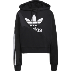 adidas Women's Originals Adicolor Split Trefoil Hoodie - Black