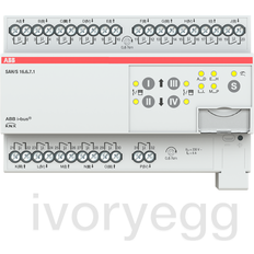 Vorhangschalter reduziert ABB SAH/S16.16.7.1 Switch actuator for home automation SAH/S16.16.7.1