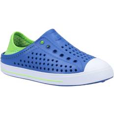 Skechers Blue Slippers Skechers Guzman Step Clogs - Blue/Lime