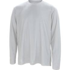 Quick Dry Performance Long Sleeve T-shirt Men - White