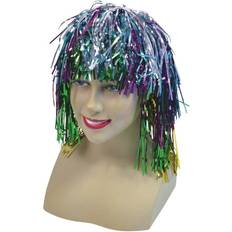 Multicolour Short Wigs Bristol Novelty Tinsel Wig Multi-Coloured