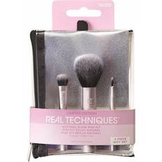 Makeup børster sæt Real Techniques Sæt med Makeup Børster Natural Glow Mini (4 pcs)