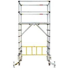 Zarges Steigers Zarges TT002 Teletower Aluminium Telescopic Scaffold Tower with Toeboards