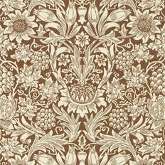 William Morris Tapeter William Morris Sunflower Chocolate/Cream 216961