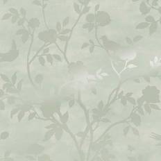 Green Wallpapers Laura Ashley Eglantine Silhouette Eau de Nil (113373)