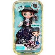 Na Na Na Surprise 2-in-1 Fashion Doll & Metallic Purse Glam Series Collectable Brunette Boy Doll in Dog Ear Hat with Puppy Purse Maxwell Dane
