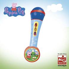 Plástico Micrófonos de Juguete Reig Microfono Mano Amplificador Peppa Pig