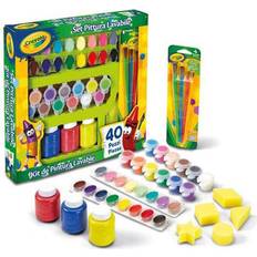 Tygleksaker Pyssellådor Crayola Målarset Tvättbar (40 pcs)