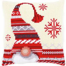 Vervaco Vervaco Cross Stitch Kit: Cushion: Christmas Elf 1, COTTON, NA, 40 x 40cm