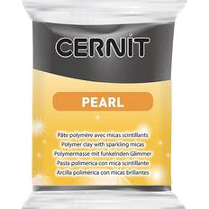 Cernit Hobbyartikler Cernit Polymer Ler Pearl Sort OneSize Ler