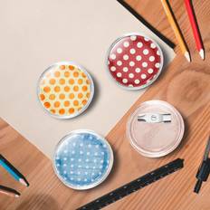 Forniture per Cucito vidaXL Bottoni per Badge con Spilla 100 Set in Acrilico 25 mm