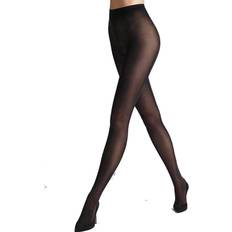 Satin Opaque 50 Tights  - Black