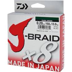 Daiwa j braid x8 Daiwa J-Braid X8 Dark Green-0,22mm