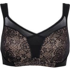 Beauty Non-Wired Minimiser Bra - Black