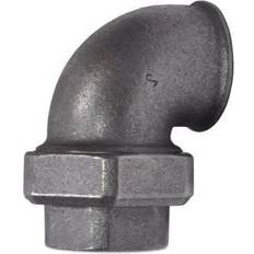 Vand & Afløb +GF+ 1/2" Sort vinkelunion muffe/muffe
