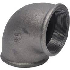 +GF+ 3" Sort vinkel 90° muffe/muffe