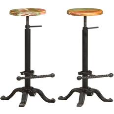 vidaXL - Sgabello da bar 78cm 2pcs