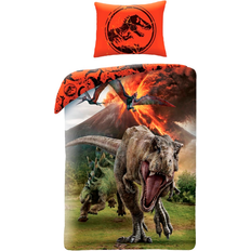 MCU Biancheria Da Letto Bambini Jurassic World Sengetøj 2i1 Design 100 Percent Bomuld 55.1x78.7"