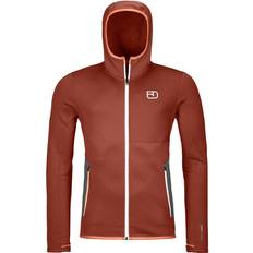 Ortovox Fleece Hoodie Men - Clay Orange