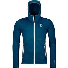 Ortovox Men Tops Ortovox Fleece Hoodie Men - Petrol Blue